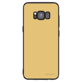Picasee Samsung Galaxy S8 G950F Hülle - Schwarzes Silikon - Canary Crystal