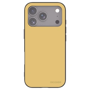 Picasee Apple iPhone 17 Pro Hülle - Schwarzes Silikon - Canary Crystal