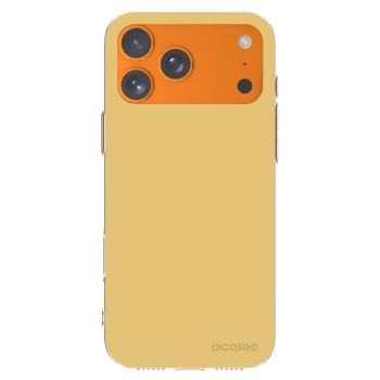 Picasee Apple iPhone 17 Pro Max Hülle - Transparentes Silikon - Canary Crystal