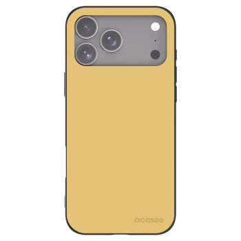 Picasee Apple iPhone 17 Pro Max Hülle - Schwarzes Silikon - Canary Crystal
