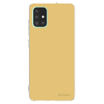 Picasee Samsung Galaxy A51 A515F Hülle - Transparentes Silikon - Canary Crystal