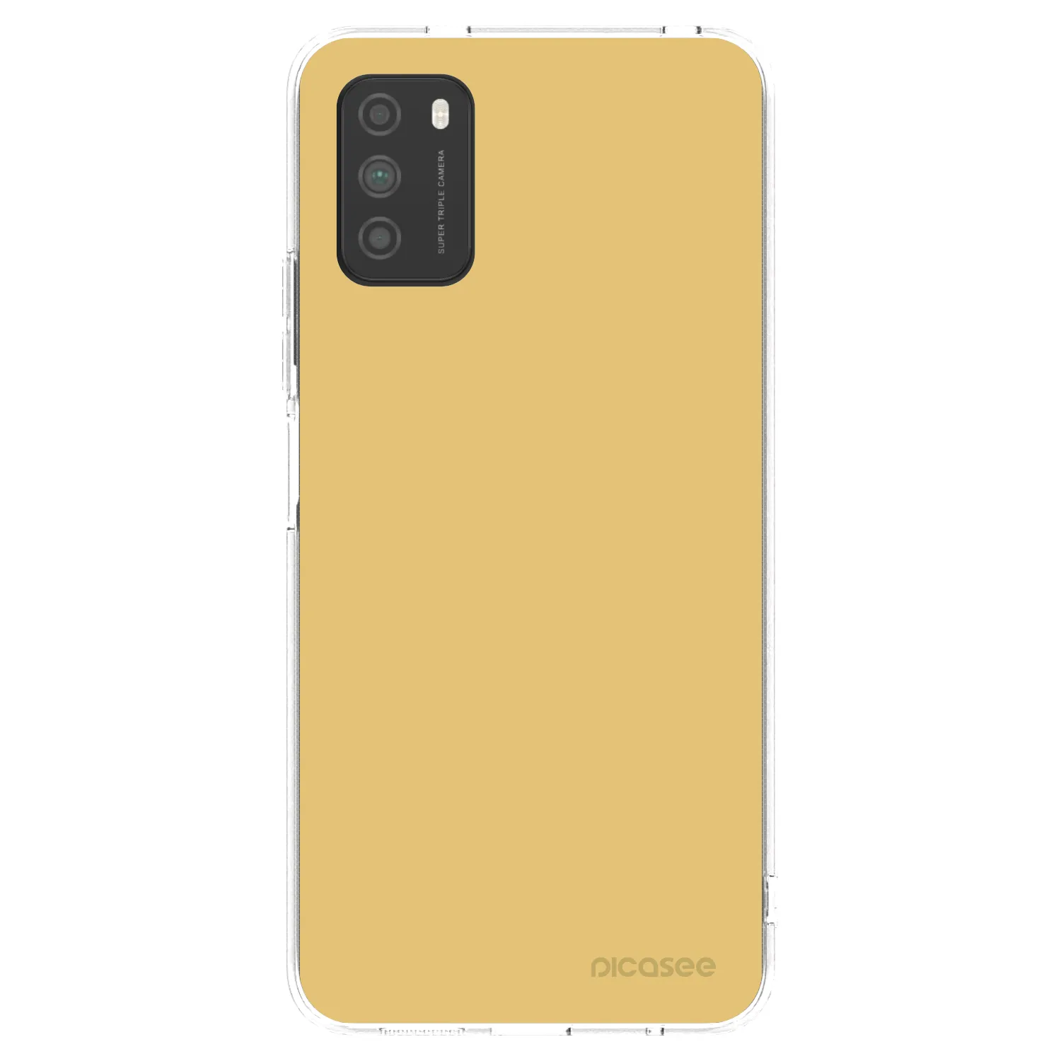 Picasee Xiaomi Poco M3 Hülle - Transparentes Silikon - Canary Crystal