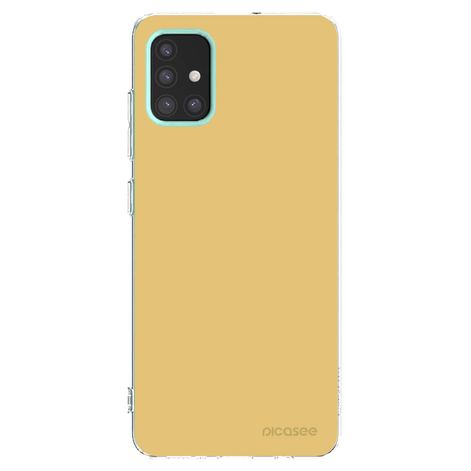 Picasee Samsung Galaxy M31s Hülle - Transparentes Silikon - Canary Crystal