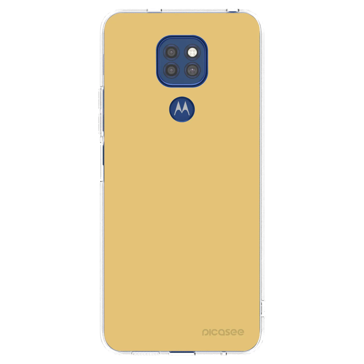 Picasee Motorola Moto G9 Play Hülle - Transparentes Silikon - Canary Crystal