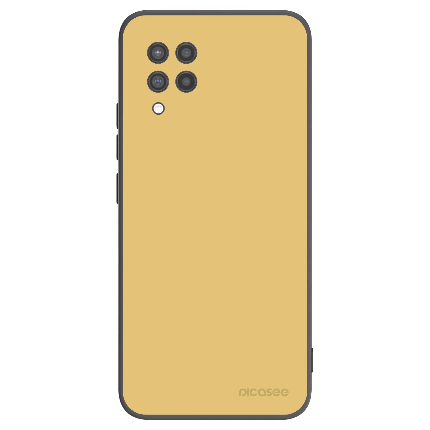 Picasee Samsung Galaxy A42 A426B Hülle - Schwarzes Silikon - Canary Crystal