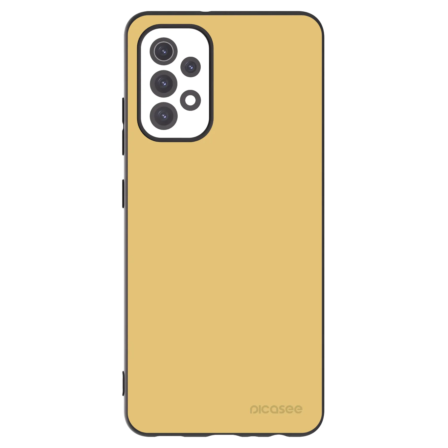 Picasee Samsung Galaxy A32 5G A326B Hülle - Schwarzes Silikon - Canary Crystal