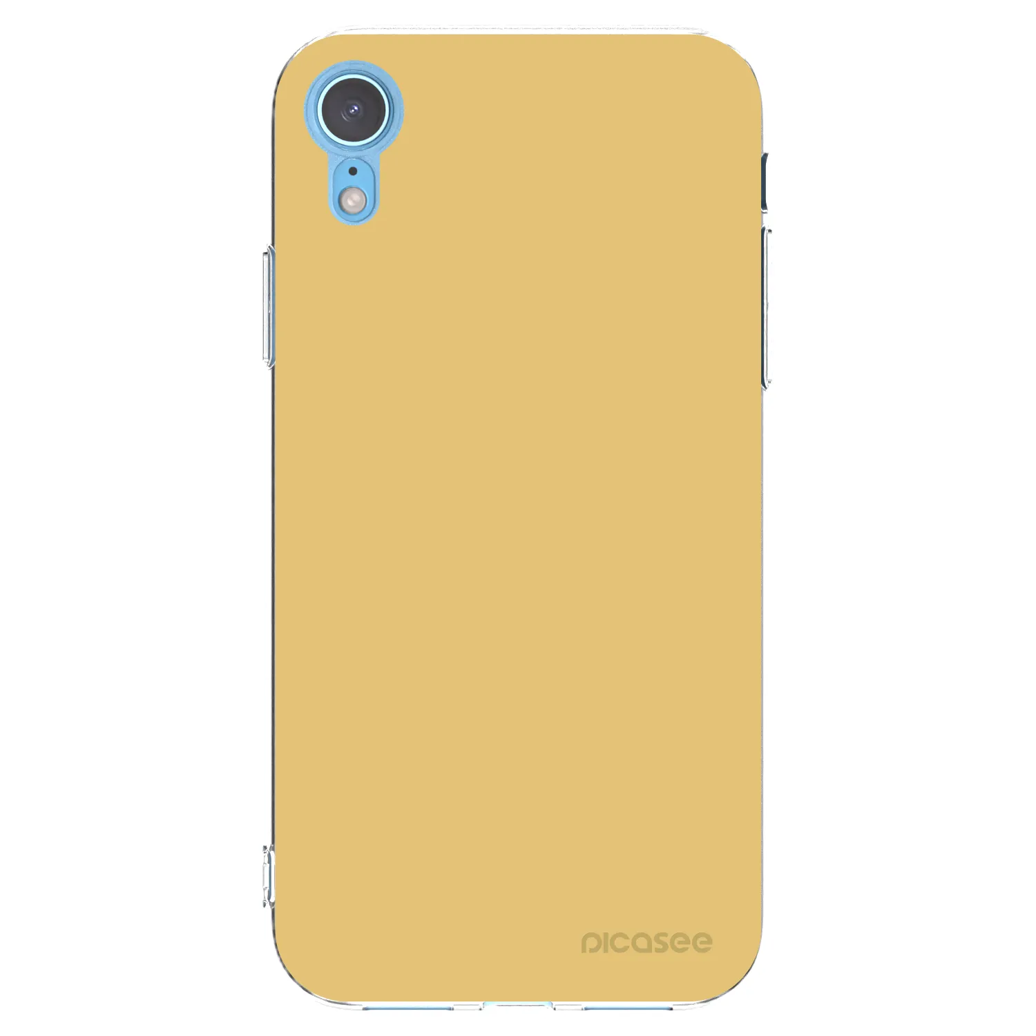 Picasee Apple iPhone XR Hülle - Transparentes Silikon - Canary Crystal