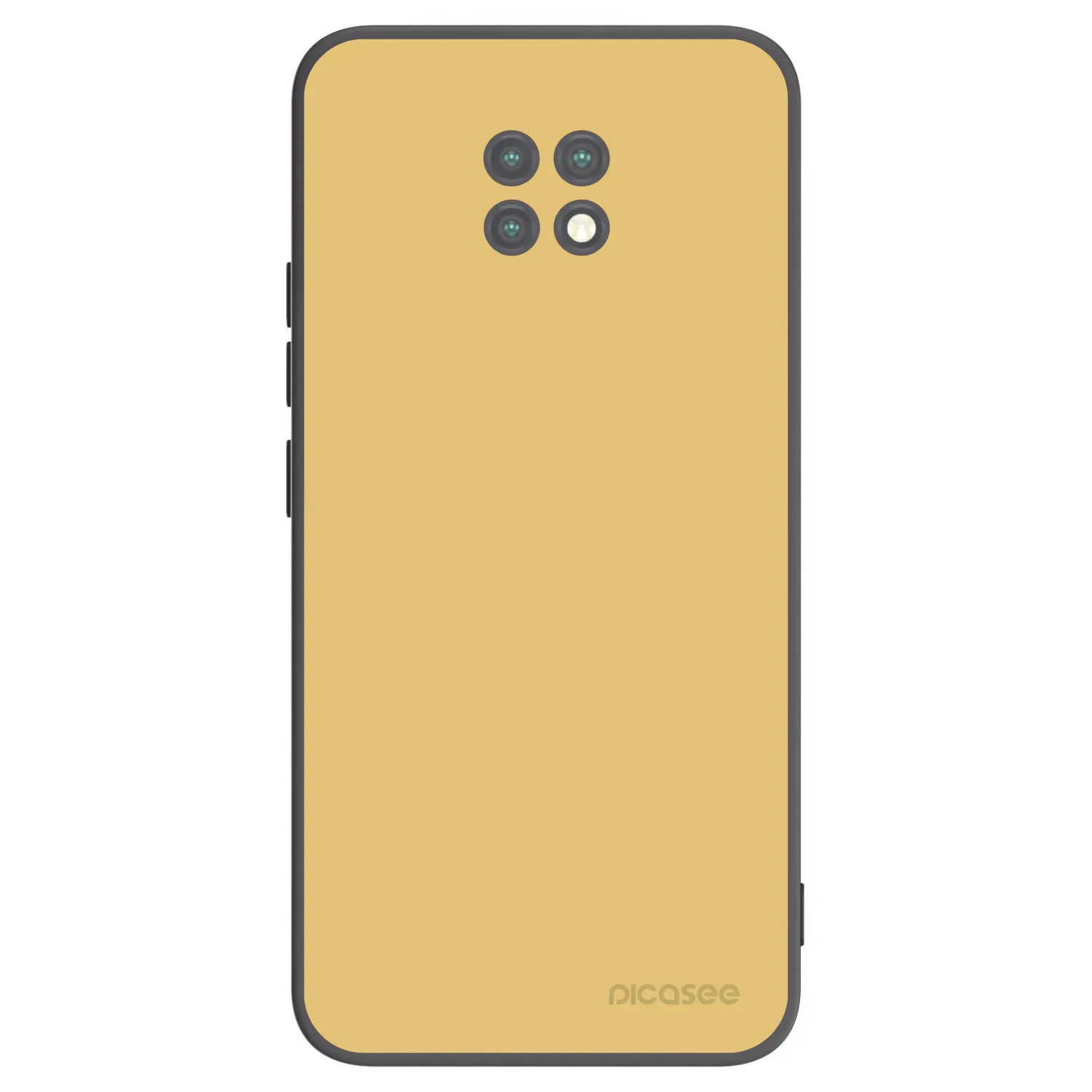 Picasee Xiaomi Redmi Note 9T Hülle - Schwarzes Silikon - Canary Crystal