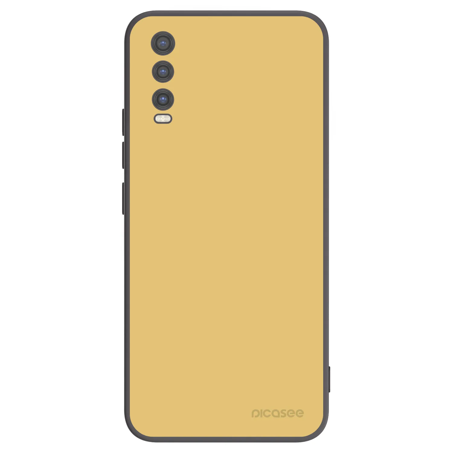 Picasee Vivo Y20s Hülle - Schwarzes Silikon - Canary Crystal