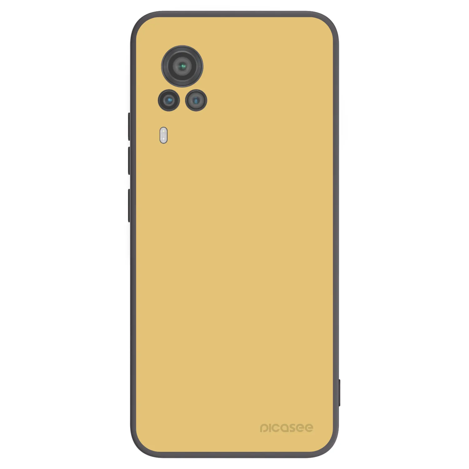 Picasee Vivo X60 Pro 5G Hülle - Schwarzes Silikon - Canary Crystal