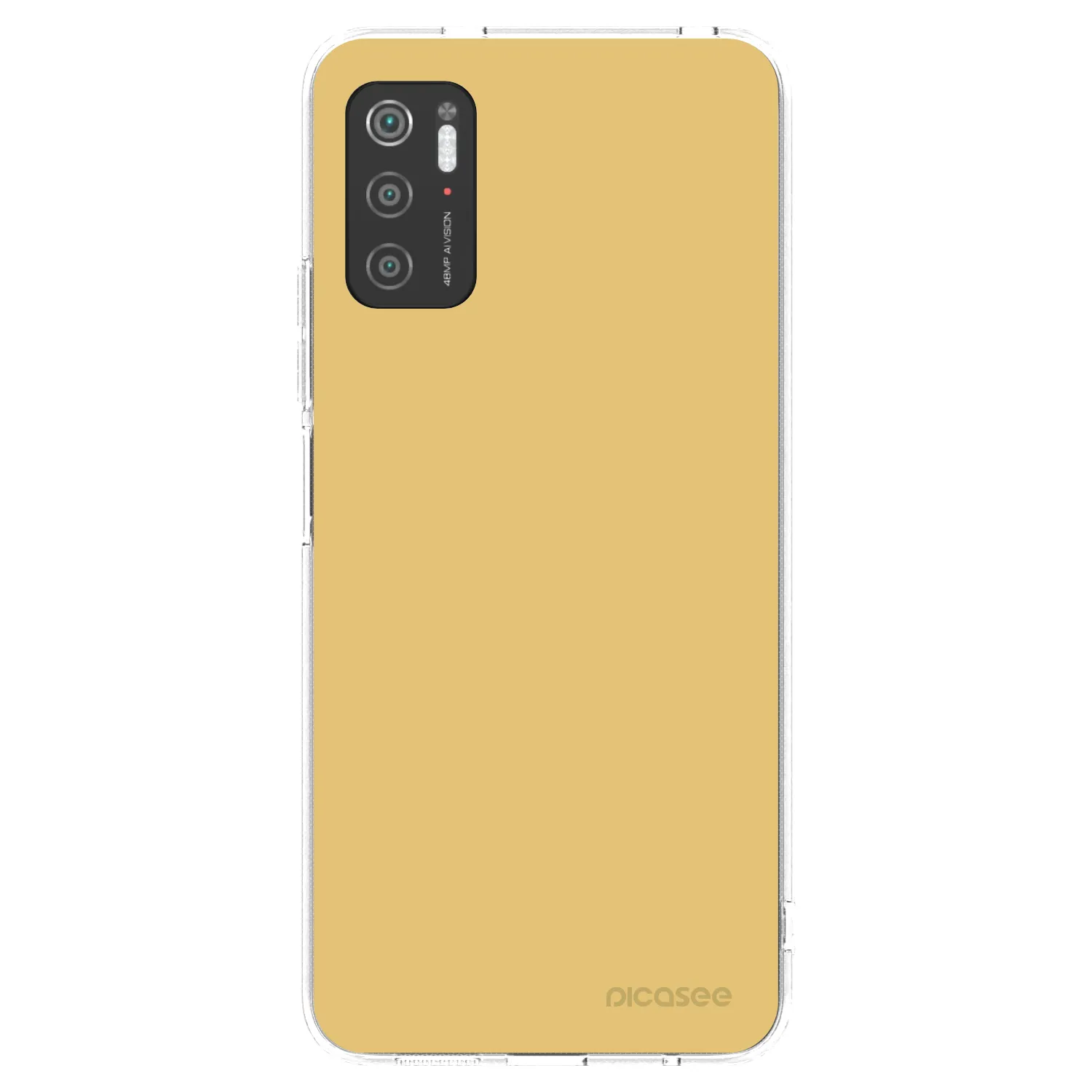 Picasee Xiaomi Poco M3 Pro 5G Hülle - Transparentes Silikon - Canary Crystal