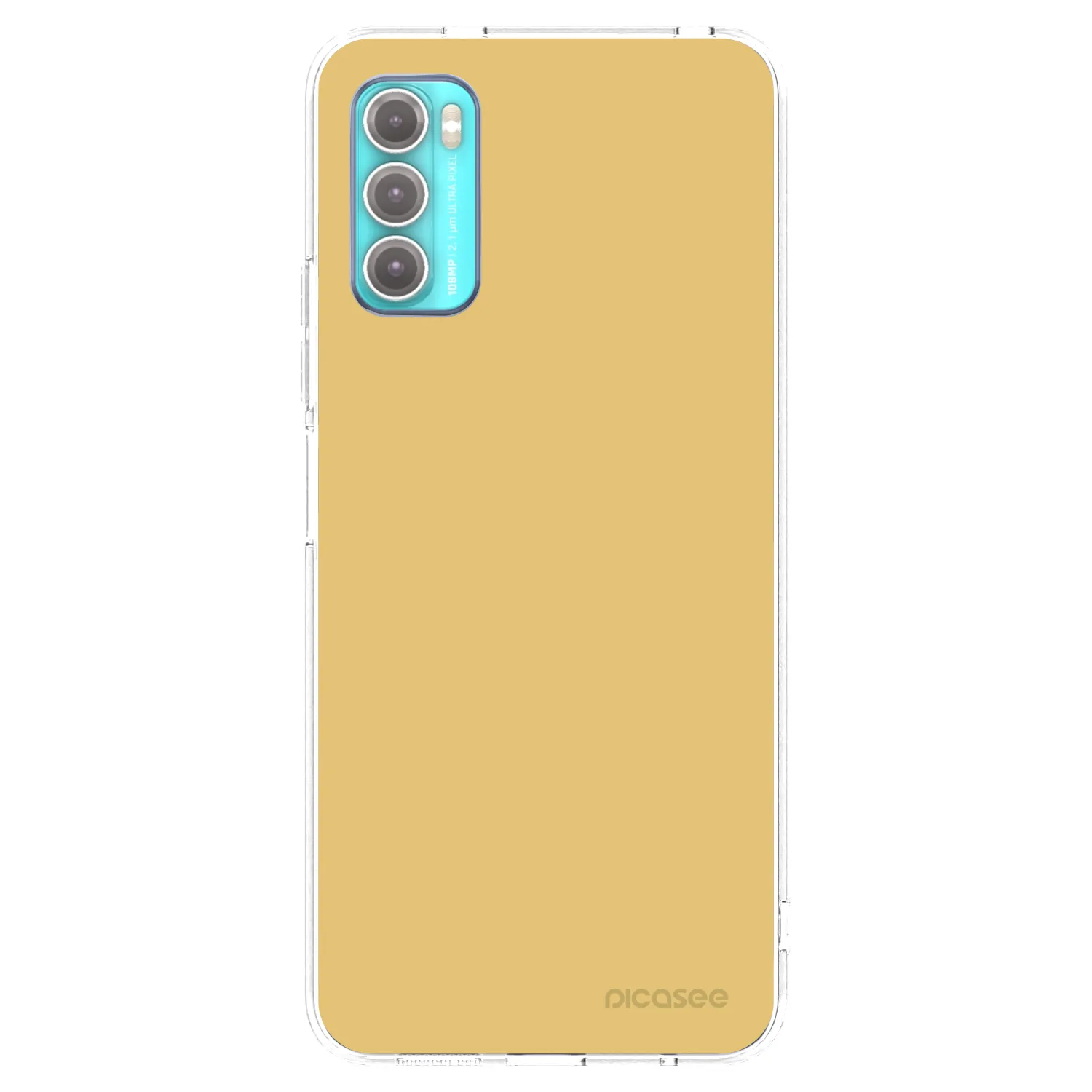 Picasee Motorola Moto G60 Hülle - Transparentes Silikon - Canary Crystal