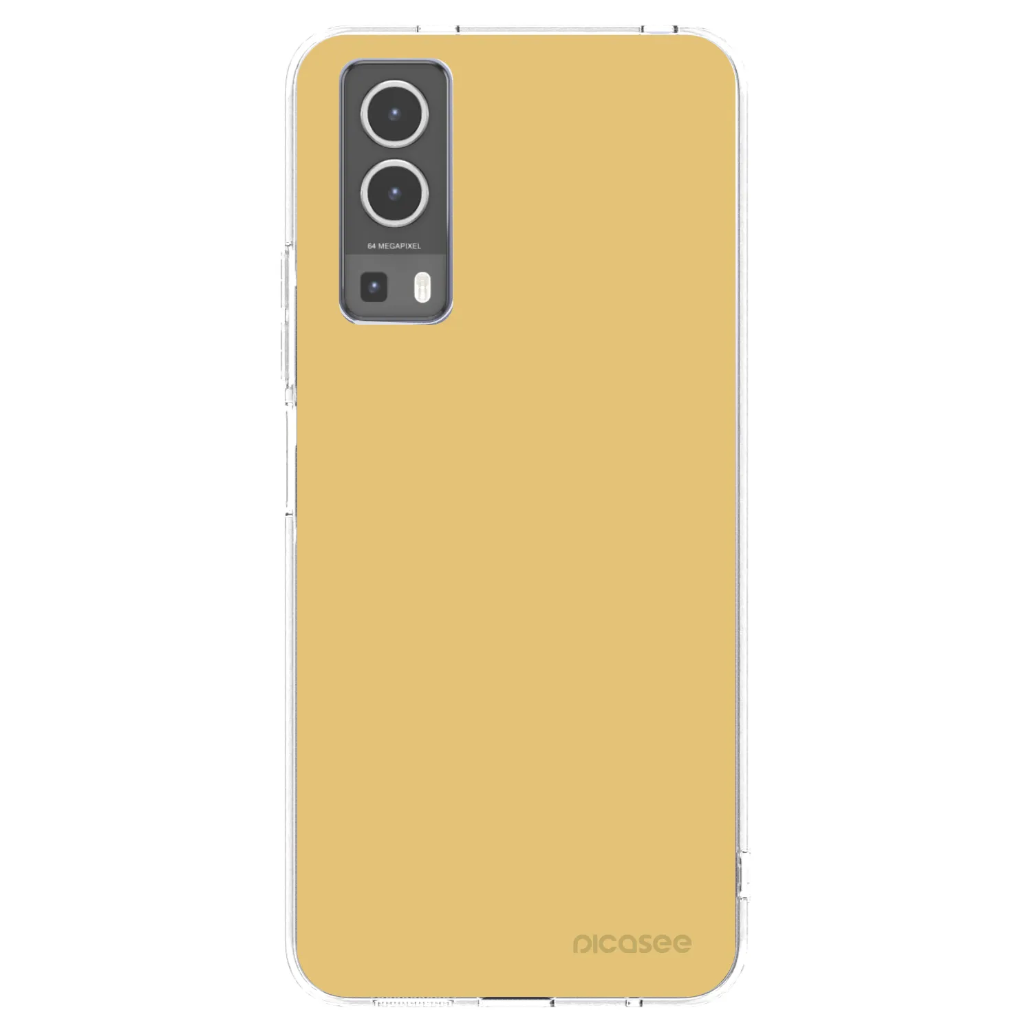 Picasee Vivo Y72 5G Hülle - Transparentes Silikon - Canary Crystal