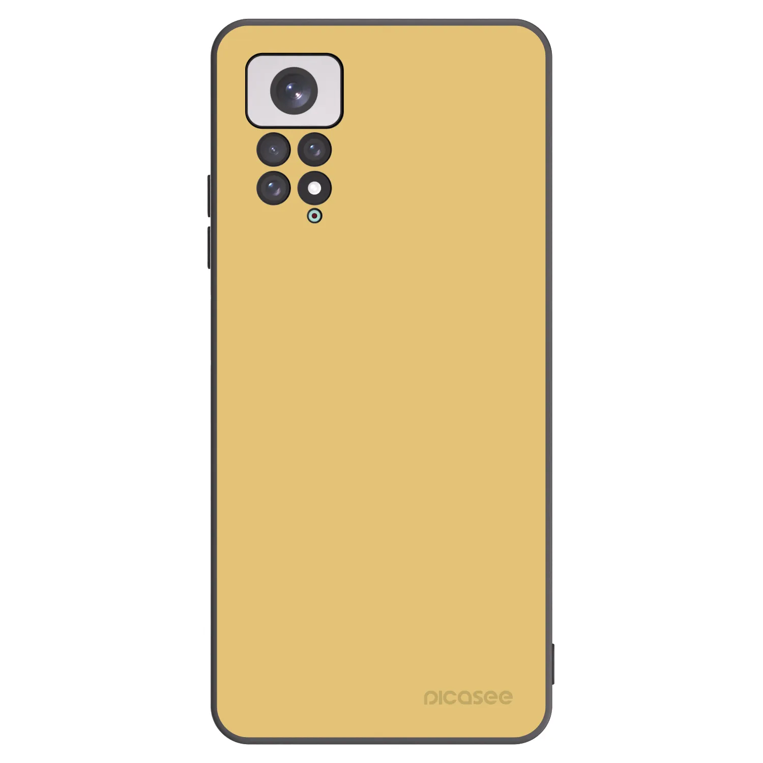Picasee Xiaomi Redmi Note 11 Hülle - Schwarzes Silikon - Canary Crystal