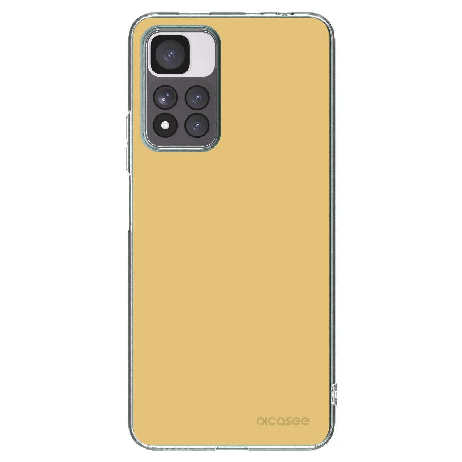 Picasee Xiaomi Redmi Note 11 Pro+ 5G Hülle - Transparentes Silikon - Canary Crystal