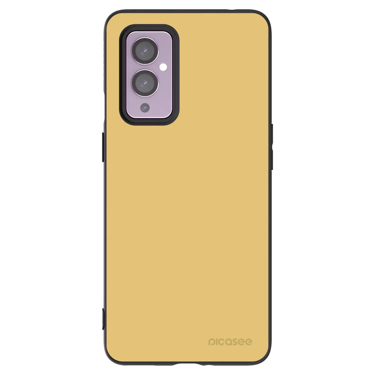 Picasee OnePlus 9 Hülle - Schwarzes Silikon - Canary Crystal