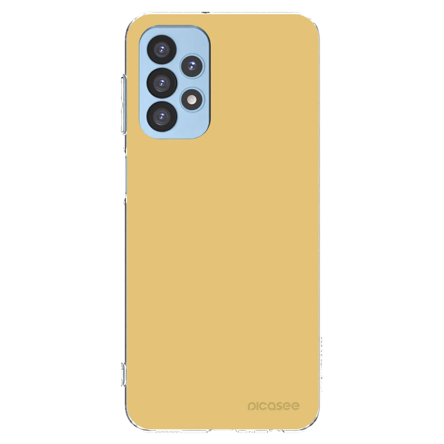 Picasee Samsung Galaxy A23 A235F 4G Hülle - Transparentes Silikon - Canary Crystal