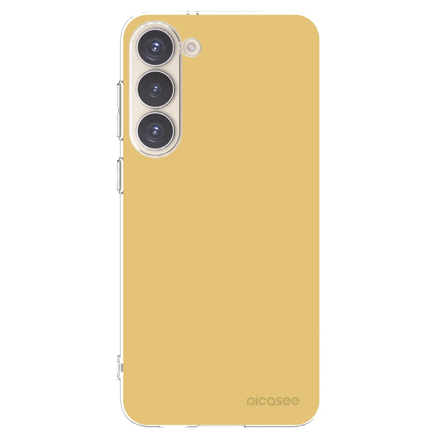 Picasee Samsung Galaxy S23+ 5G Hülle - Transparentes Silikon - Canary Crystal