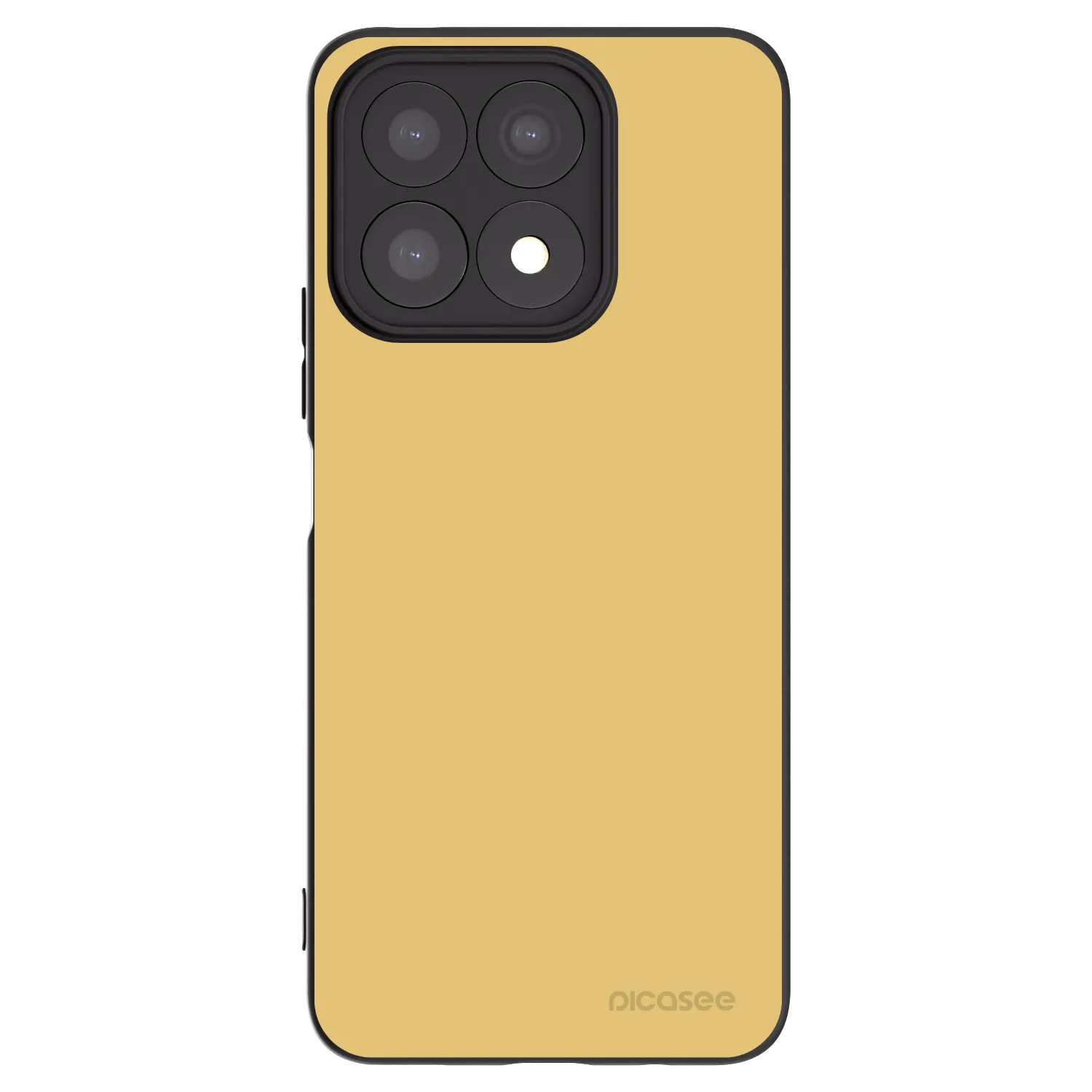 Picasee Honor X8a Hülle - Schwarzes Silikon - Canary Crystal