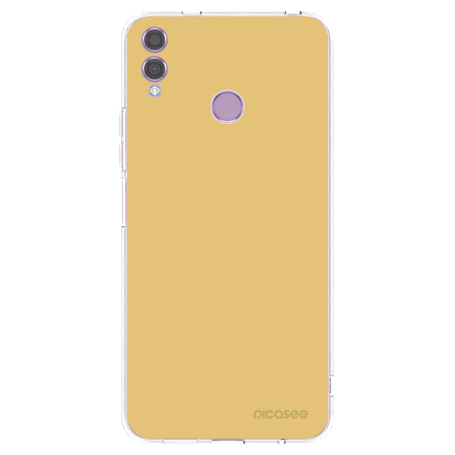 Picasee Honor 8X Hülle - Transparentes Silikon - Canary Crystal