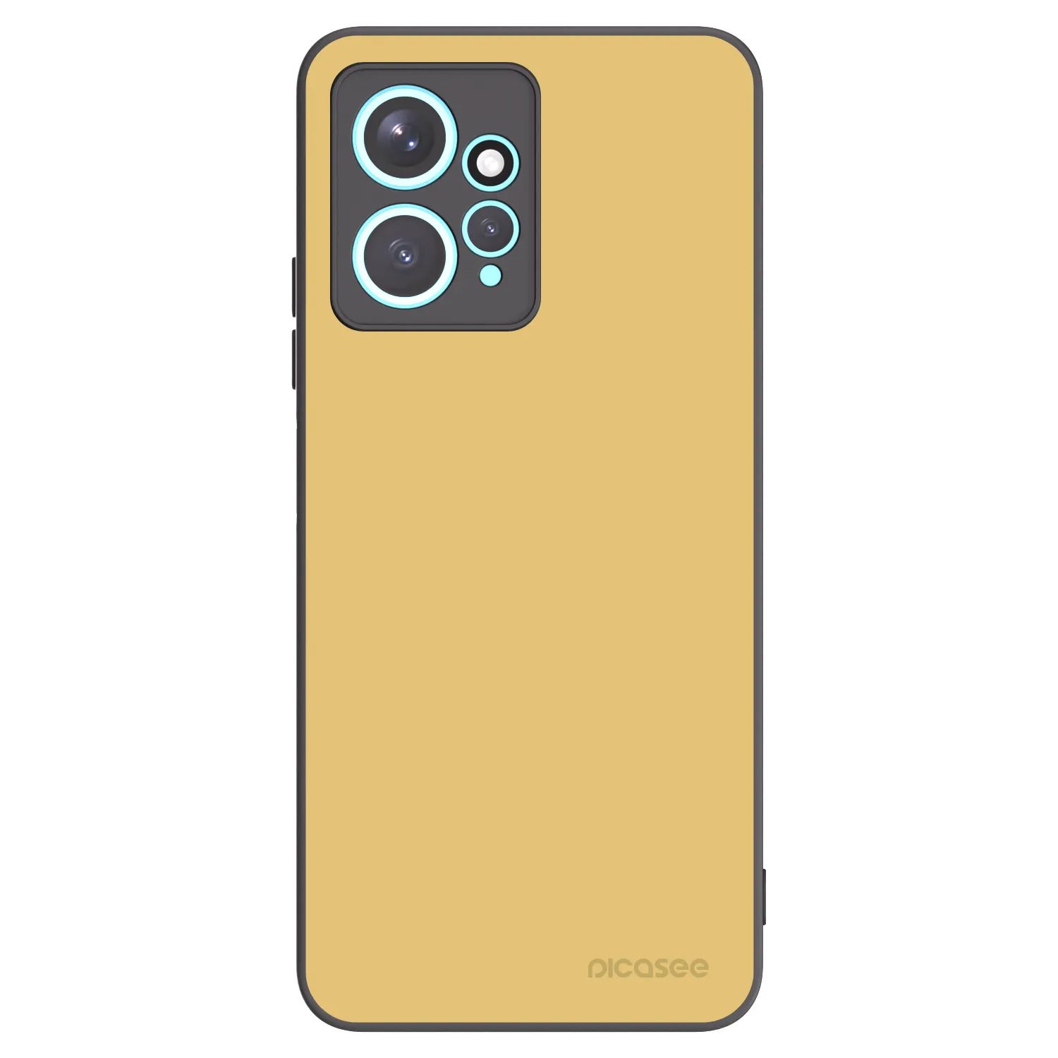 Picasee Xiaomi Redmi Note 12 4G Hülle - Schwarzes Silikon - Canary Crystal