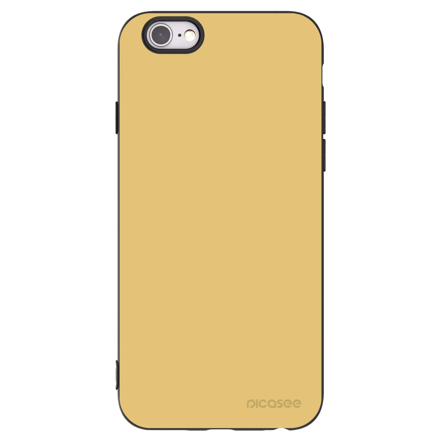 Picasee Apple iPhone 6/6S Hülle - Schwarzes Silikon - Canary Crystal