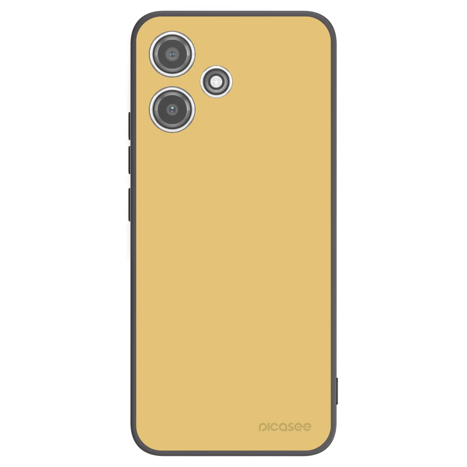 Picasee Xiaomi Redmi 12 5G Hülle - Schwarzes Silikon - Canary Crystal