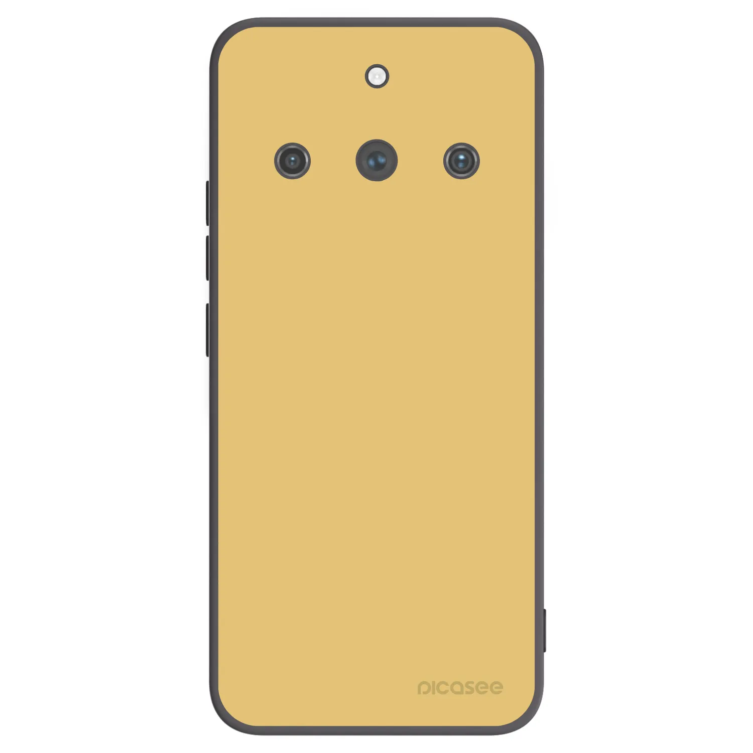 Picasee Realme 11 Pro+ Hülle - Schwarzes Silikon - Canary Crystal