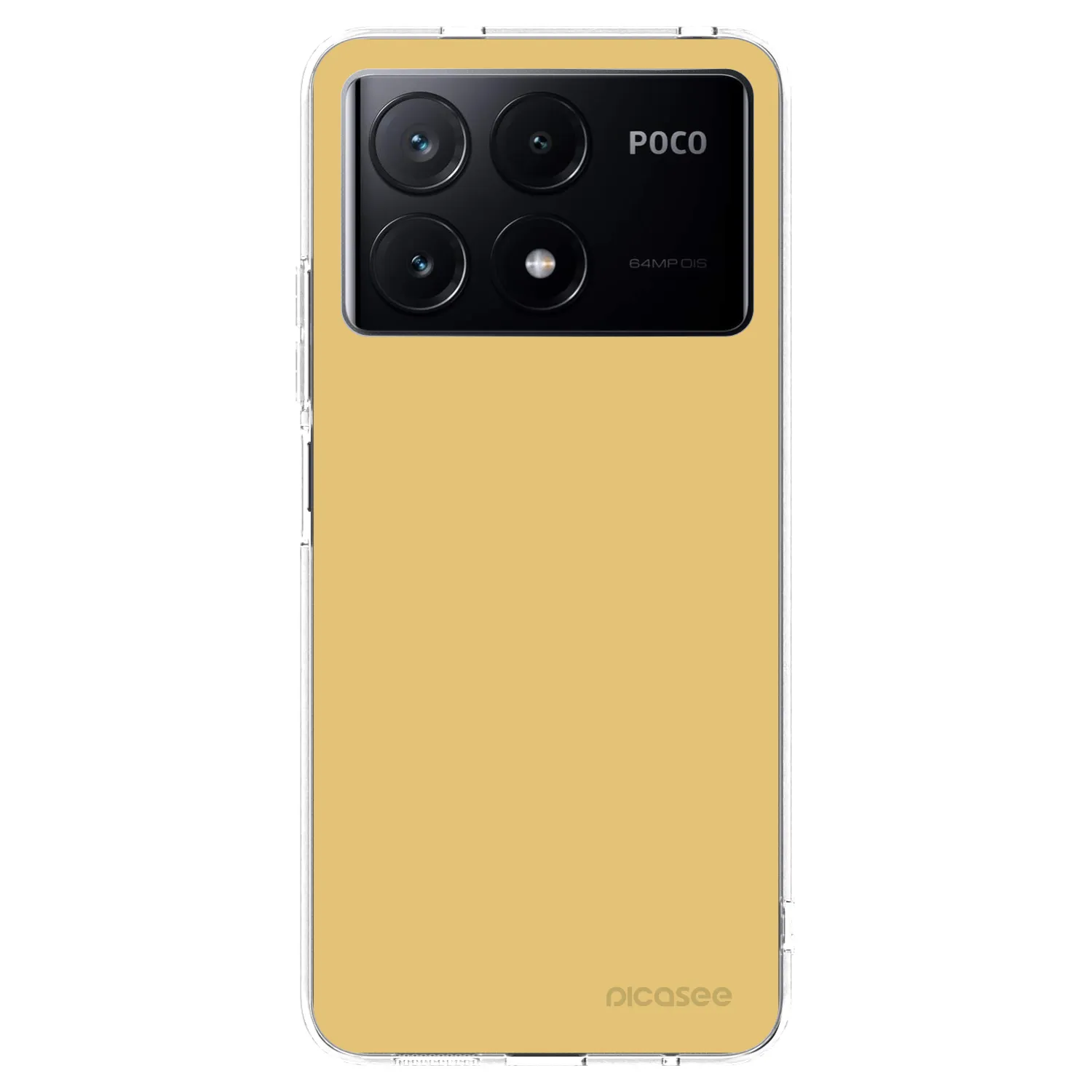Picasee Xiaomi Poco X6 Pro Hülle - Transparentes Silikon - Canary Crystal