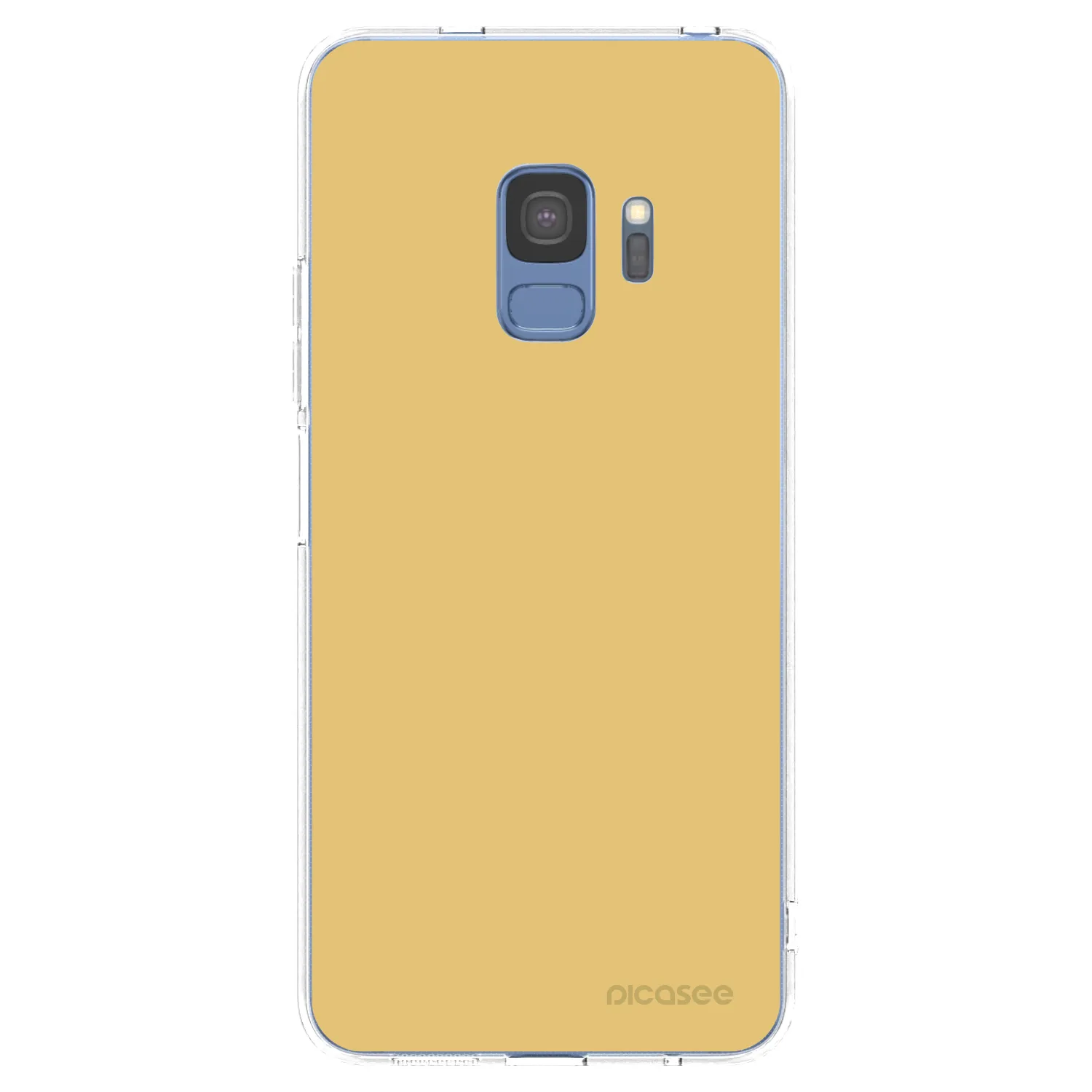 Picasee Samsung Galaxy S9 G960F Hülle - Transparentes Silikon - Canary Crystal