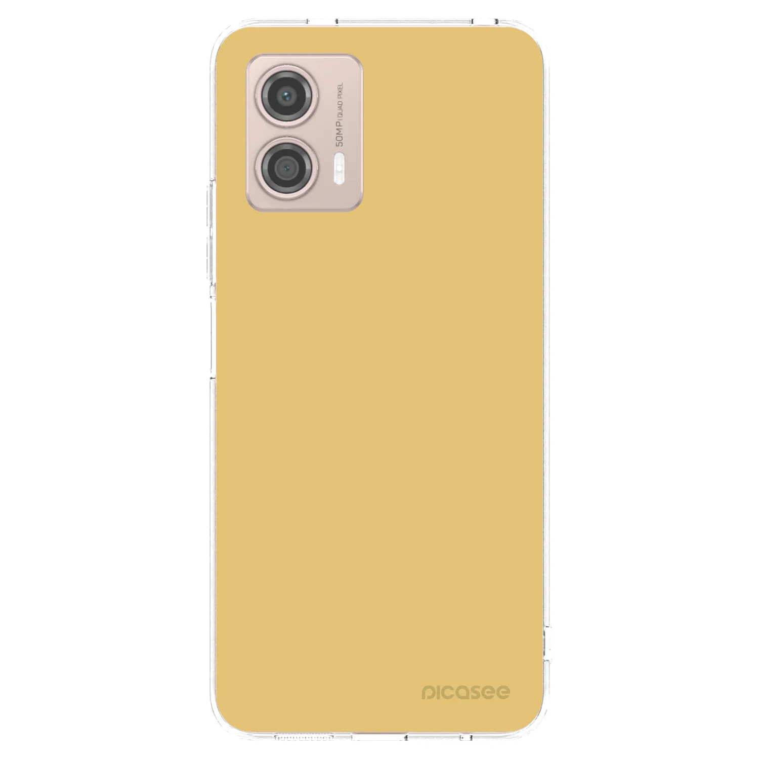 Picasee Motorola Moto G53 5G Hülle - Transparentes Silikon - Canary Crystal
