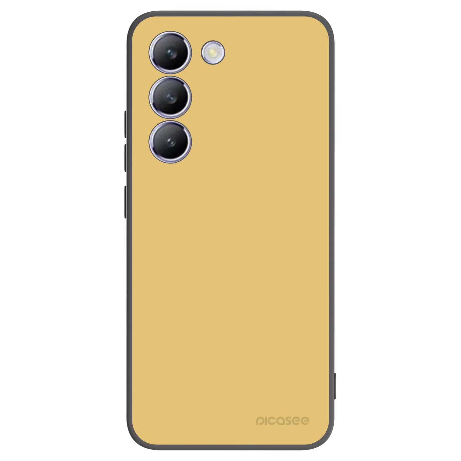 Picasee Vivo V40 SE 5G Hülle - Schwarzes Silikon - Canary Crystal