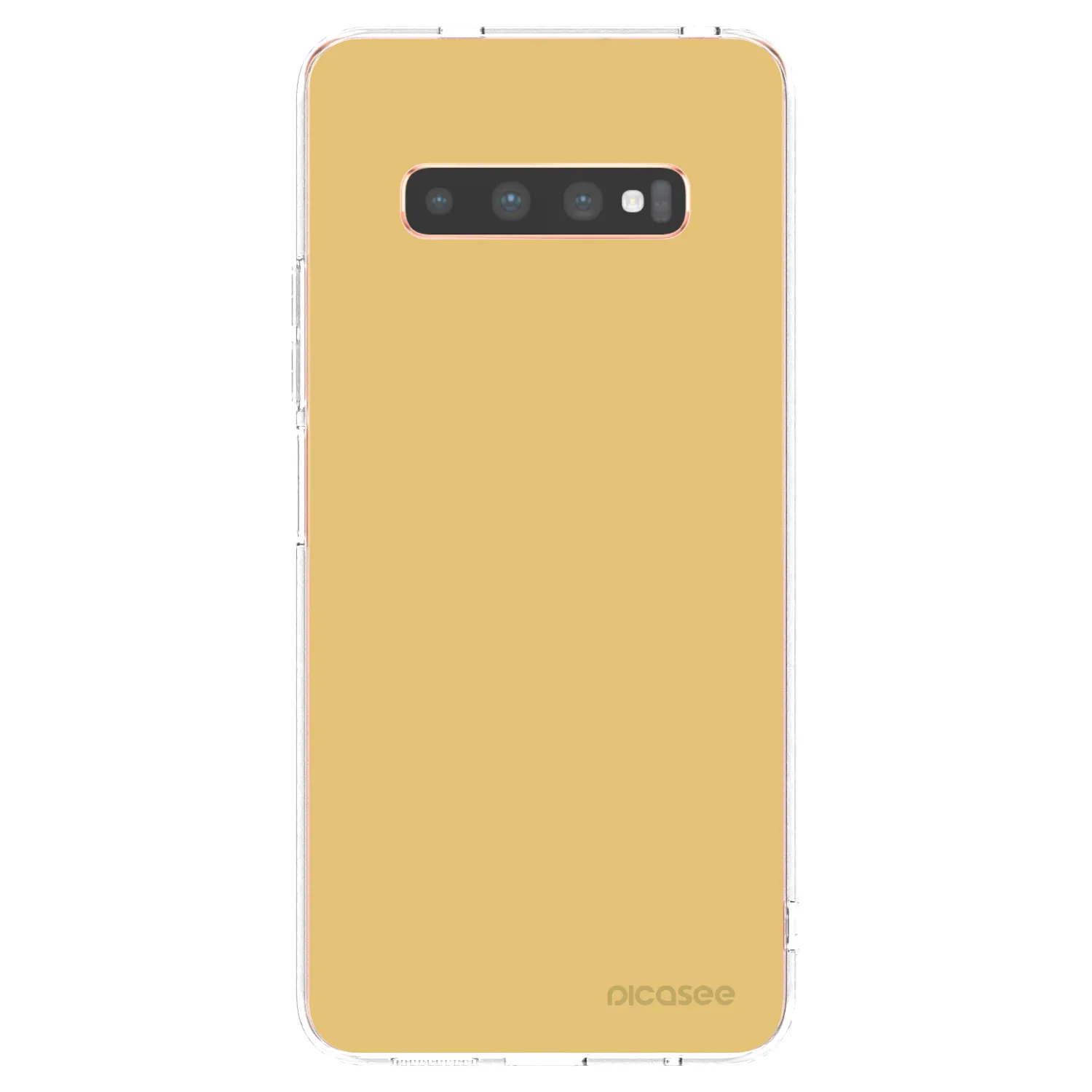 Picasee Samsung Galaxy S10 Plus G975 Hülle - Transparentes Silikon - Canary Crystal