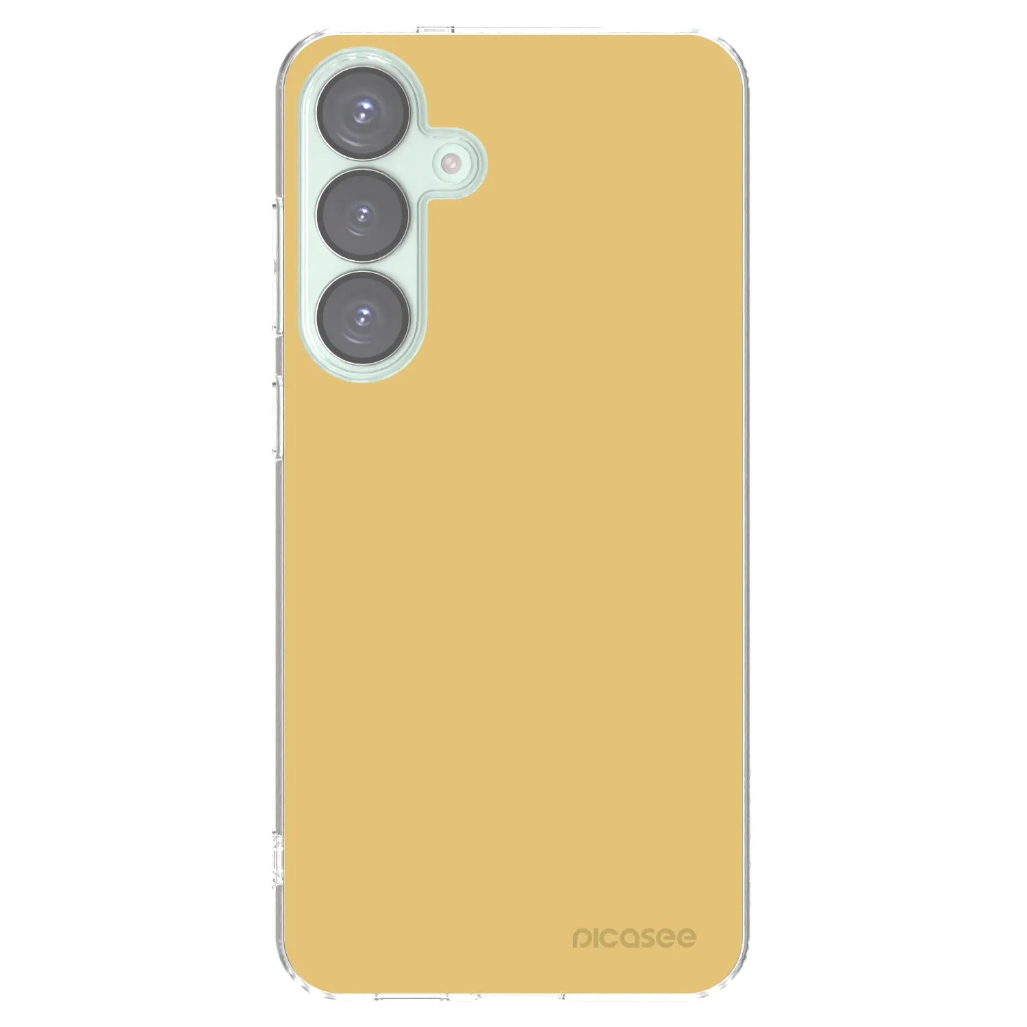 Picasee Samsung Galaxy S25+ 5G Hülle - Transparentes Silikon - Canary Crystal
