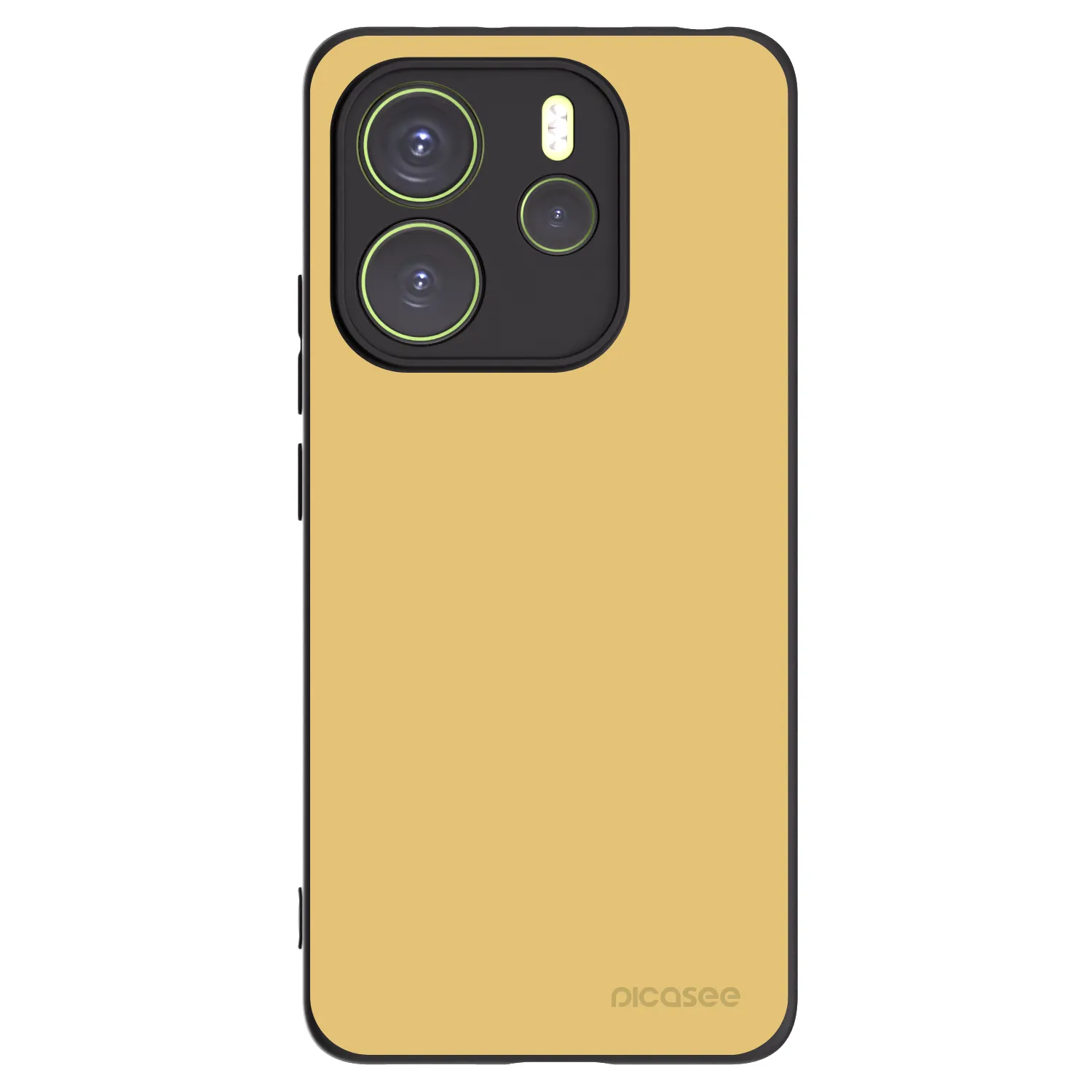 Picasee Xiaomi Redmi Note 14 4G Hülle - Schwarzes Silikon - Canary Crystal