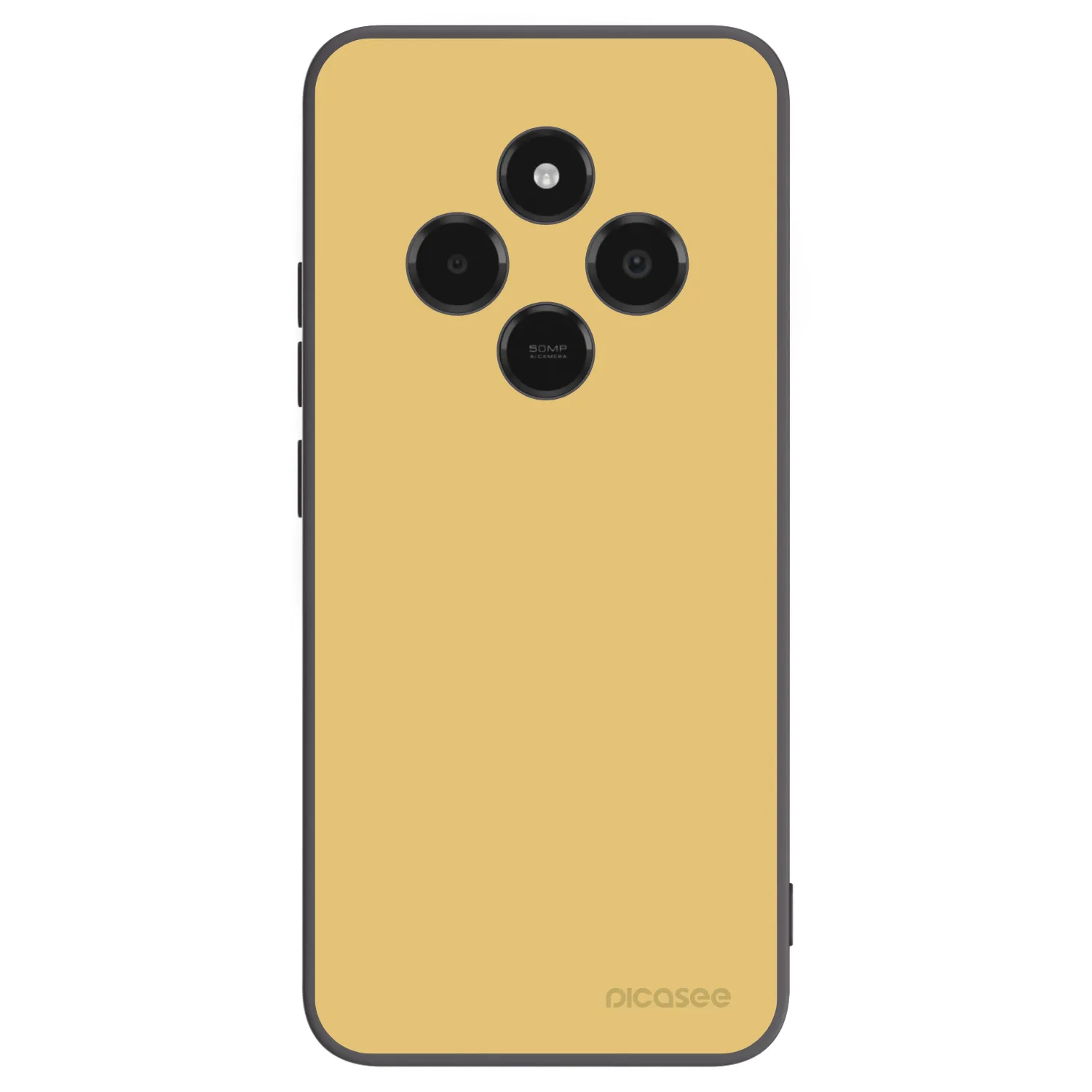 Picasee Xiaomi Poco C75 Hülle - Schwarzes Silikon - Canary Crystal