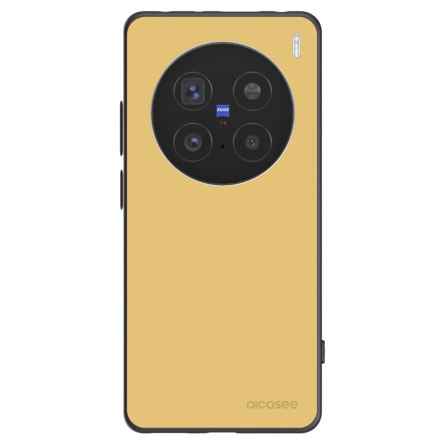 Picasee Vivo X200 Pro Hülle - Schwarzes Silikon - Canary Crystal