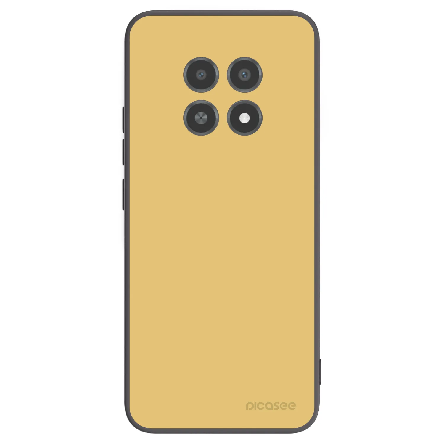 Picasee Realme 12X Hülle - Schwarzes Silikon - Canary Crystal