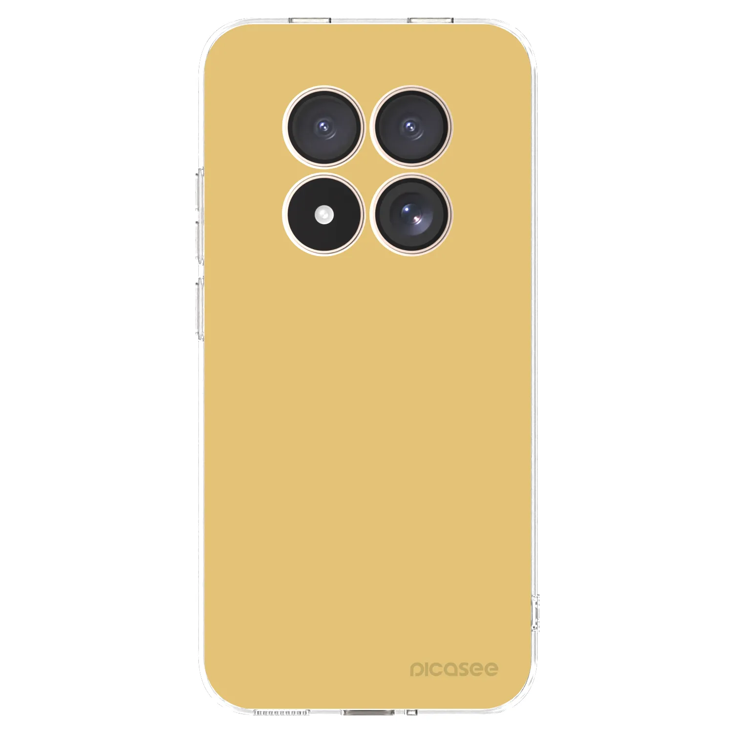 Picasee Xiaomi Redmi Note 15 Pro 4G Hülle - Transparentes Silikon - Canary Crystal