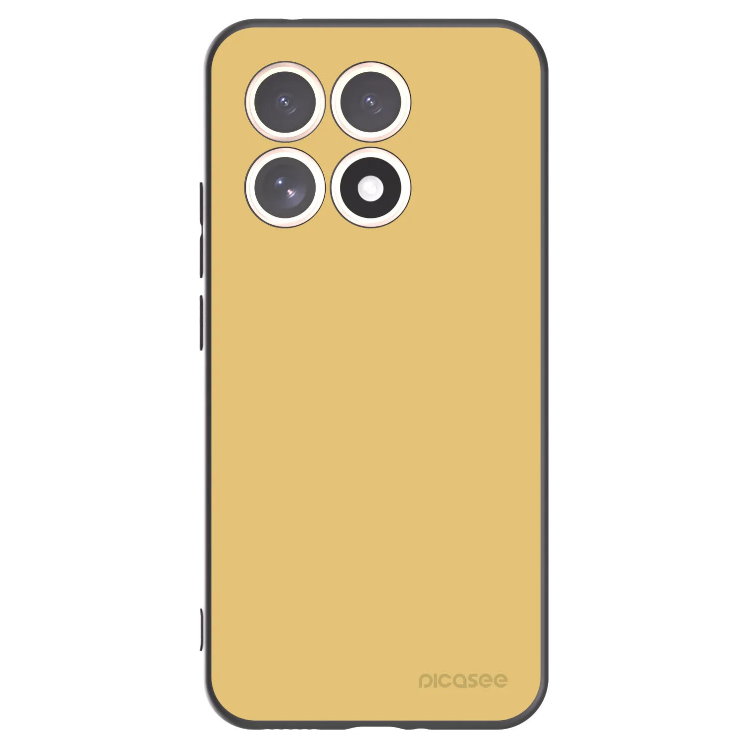 Picasee Xiaomi 15T Hülle - Schwarzes Silikon - Canary Crystal