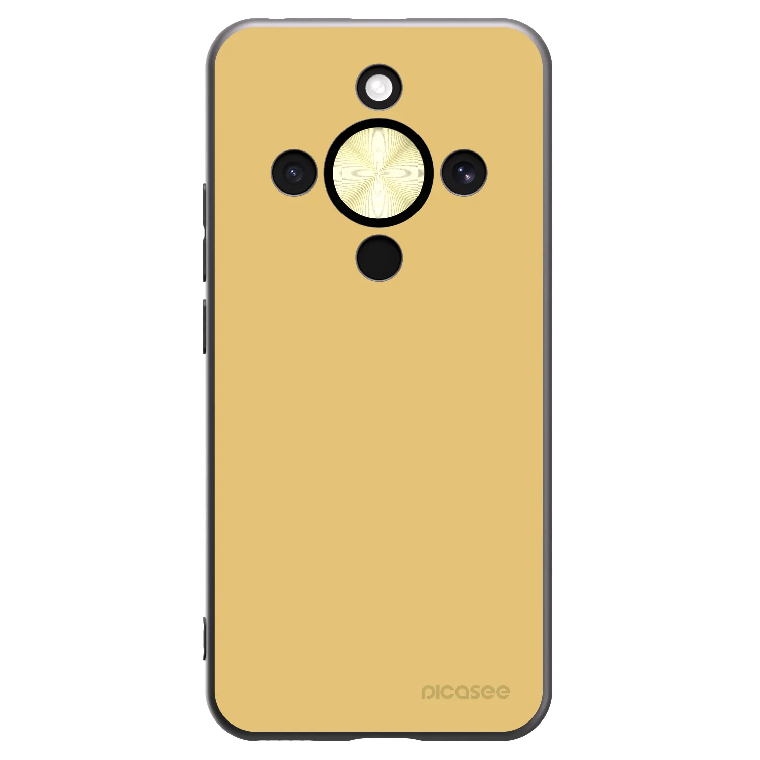 Picasee Honor Magic8 Lite 5G Hülle - Schwarzes Silikon - Canary Crystal