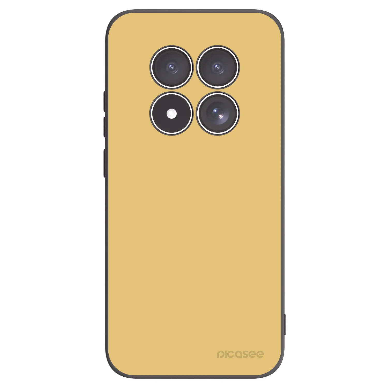 Picasee Xiaomi Redmi Note 15 Pro 5G Hülle - Schwarzes Silikon - Canary Crystal