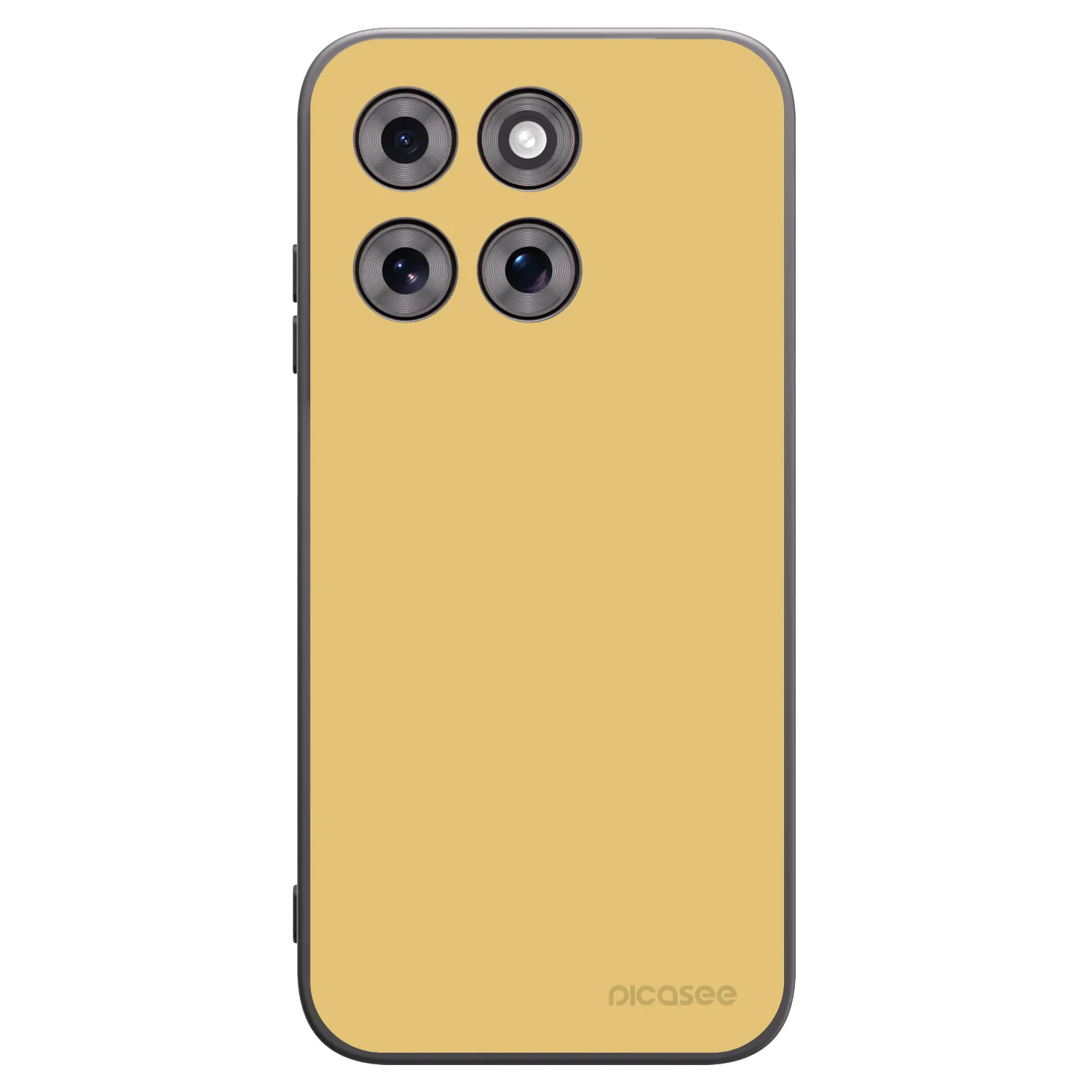 Picasee Motorola Moto G77 Hülle - Schwarzes Silikon - Canary Crystal
