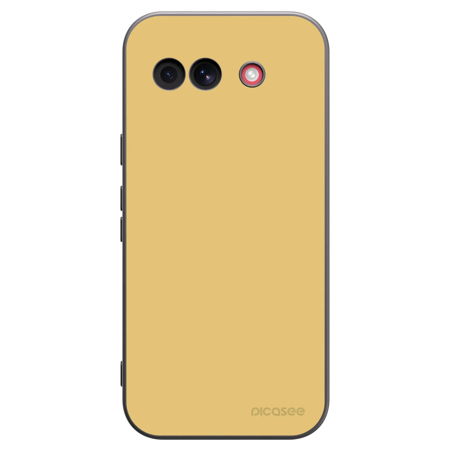 Picasee Google Pixel 10a Hülle - Schwarzes Silikon - Canary Crystal