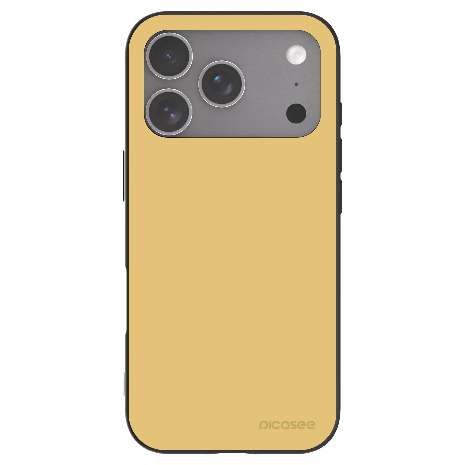 Picasee Apple iPhone 18 Pro Hülle - Schwarzes Silikon - Canary Crystal