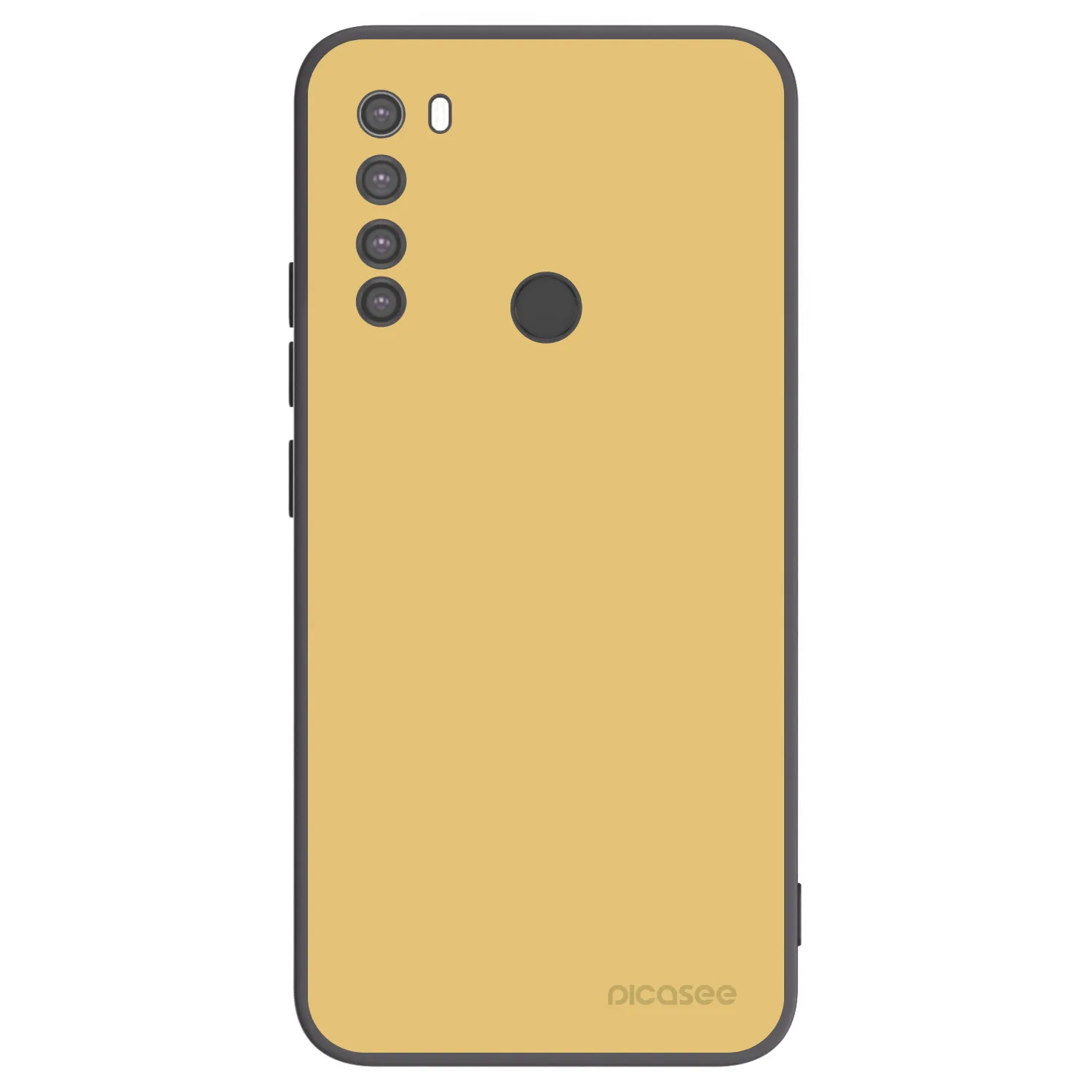 Picasee Xiaomi Redmi Note 8 Hülle - Schwarzes Silikon - Canary Crystal