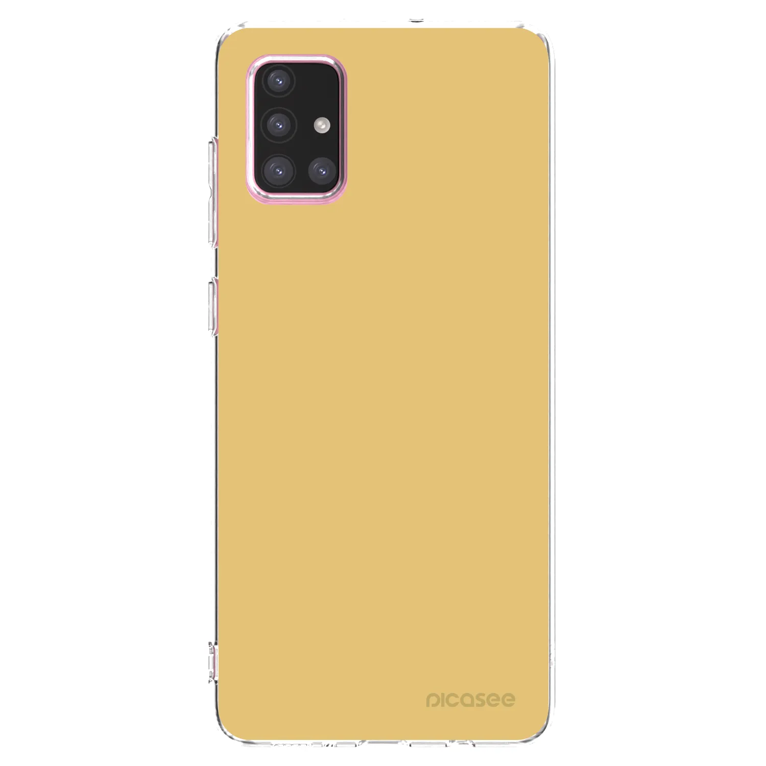 Picasee Samsung Galaxy A71 A715F Hülle - Transparentes Silikon - Canary Crystal