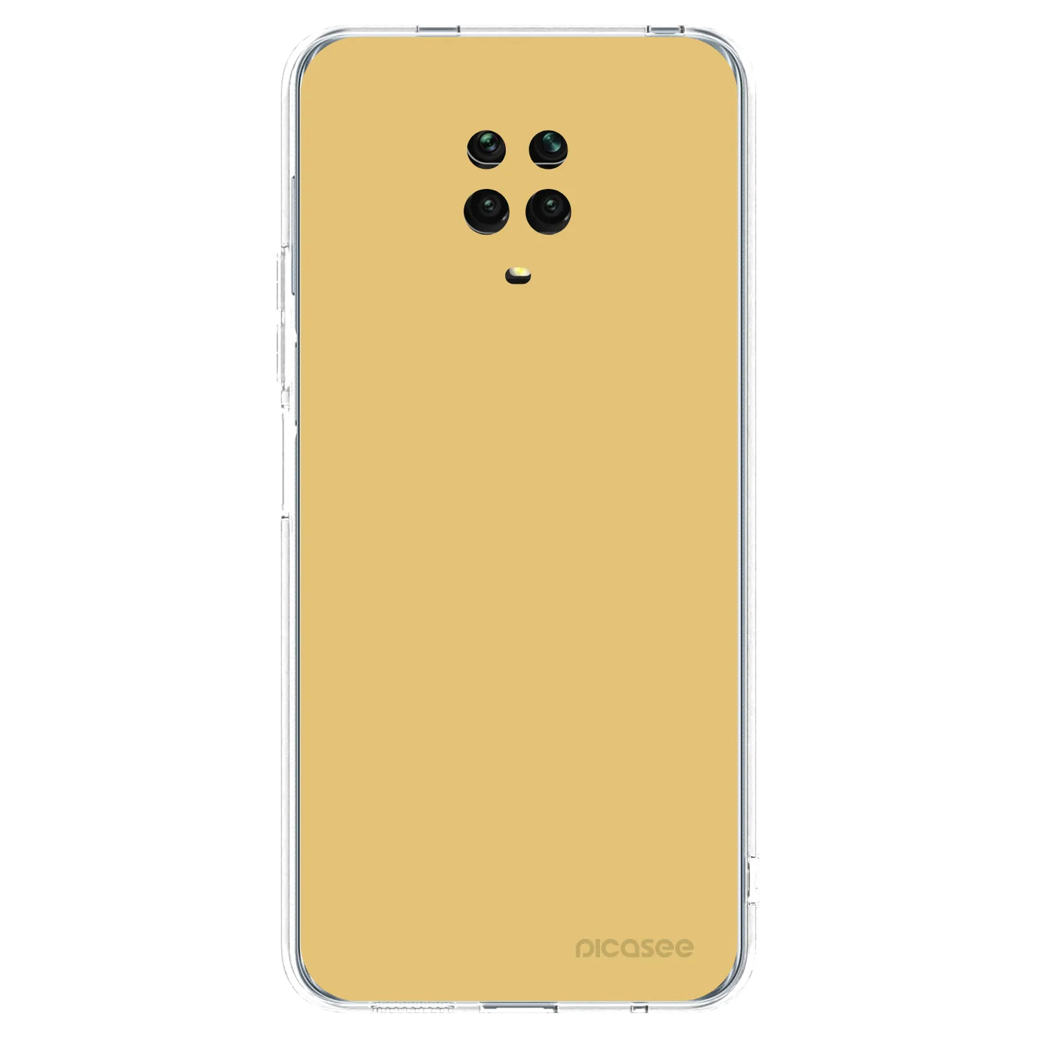 Picasee Xiaomi Redmi Note 9 Pro Hülle - Transparentes Silikon - Canary Crystal