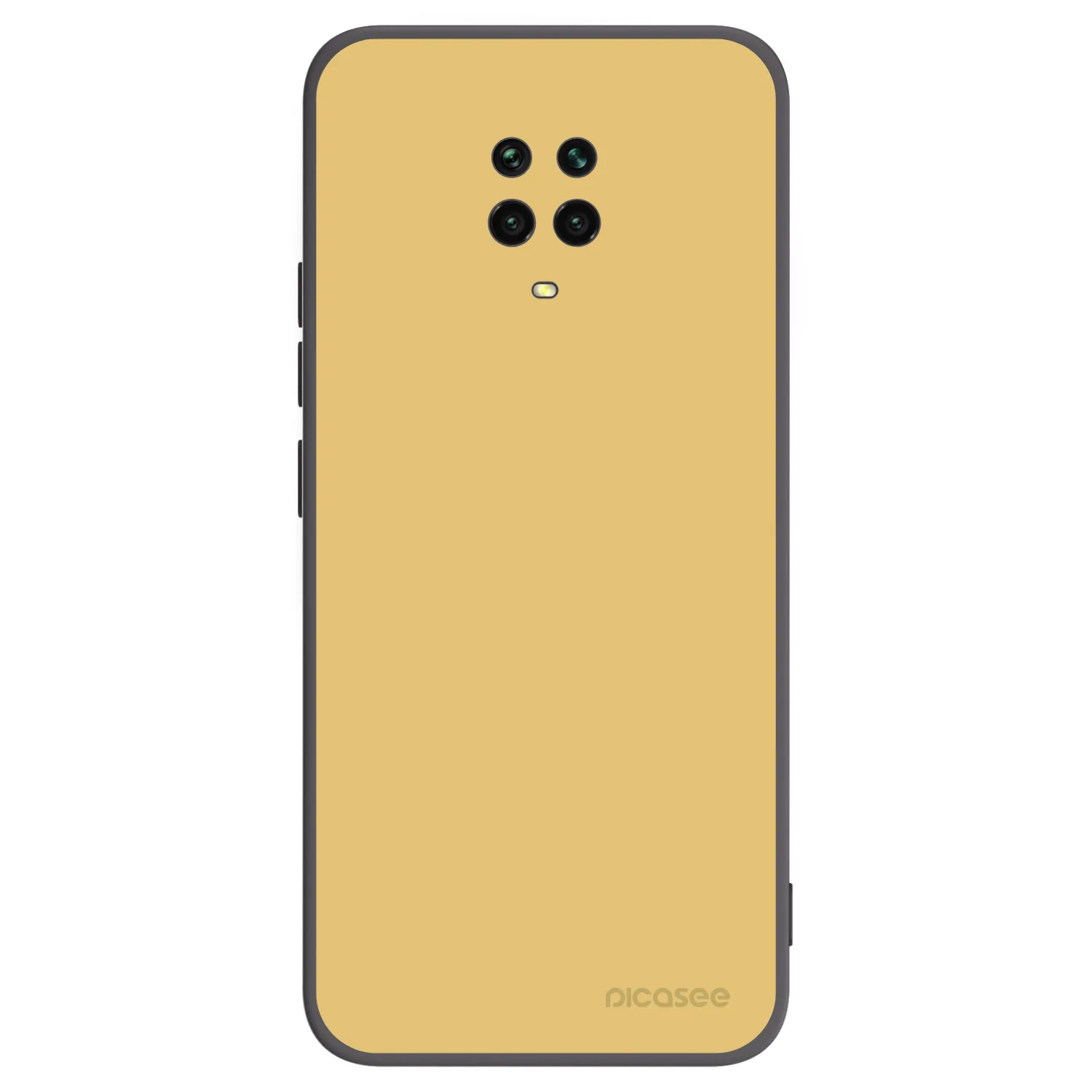 Picasee Xiaomi Redmi Note 9 Pro Hülle - Schwarzes Silikon - Canary Crystal