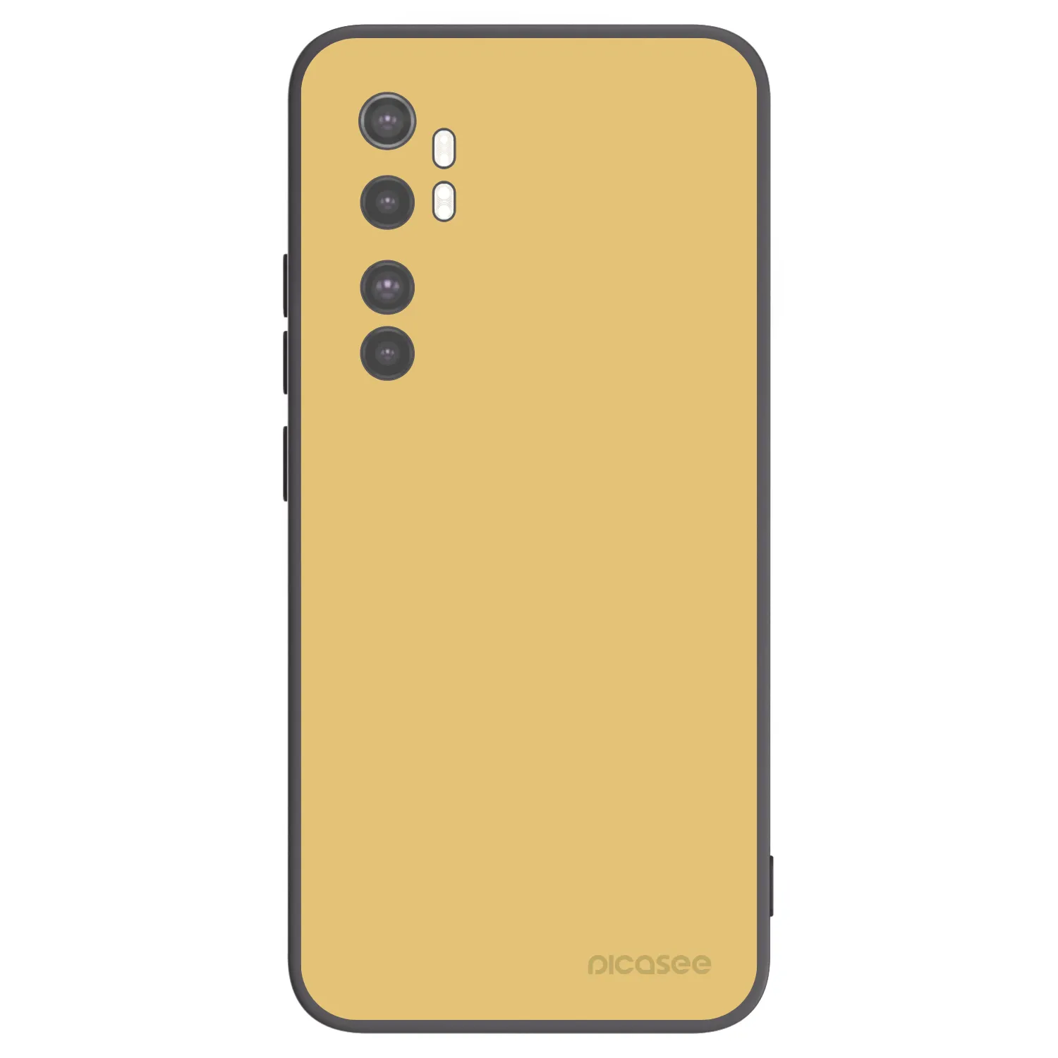 Picasee Xiaomi Mi Note 10 Lite Hülle - Schwarzes Silikon - Canary Crystal
